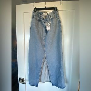 NWT Mango Denim long skirt